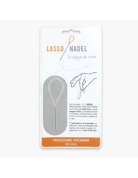 Aguja Lasso Nadel Patchwork Profesional 0,5 mm