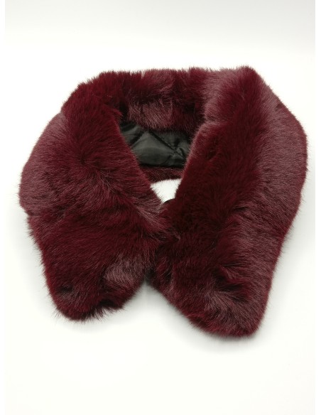 Cuello burdeos pelo ecológico premium 55x12