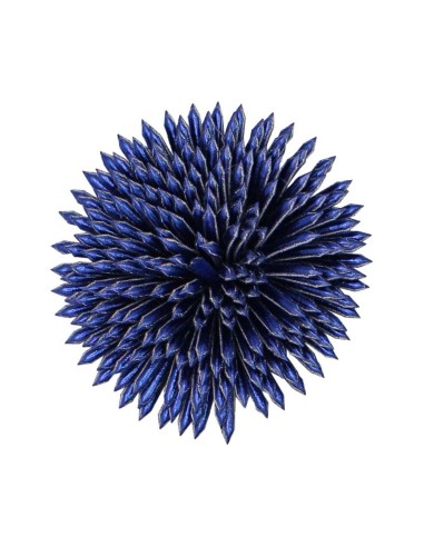 Flor polipiel efecto metalizado 5cm...