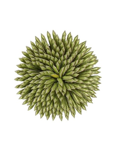 Flor polipiel efecto metalizado 5cm...