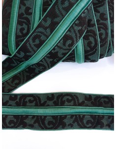 Elástico verde negro...
